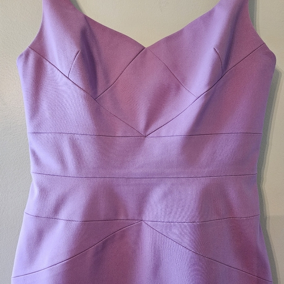 Robert Rodriguez Cocktail Sleeveless Classy Mini Dress Lilac Size 8. - Picture 6 of 16